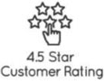 4.5 star customer rating