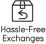 hassle-free exchanges